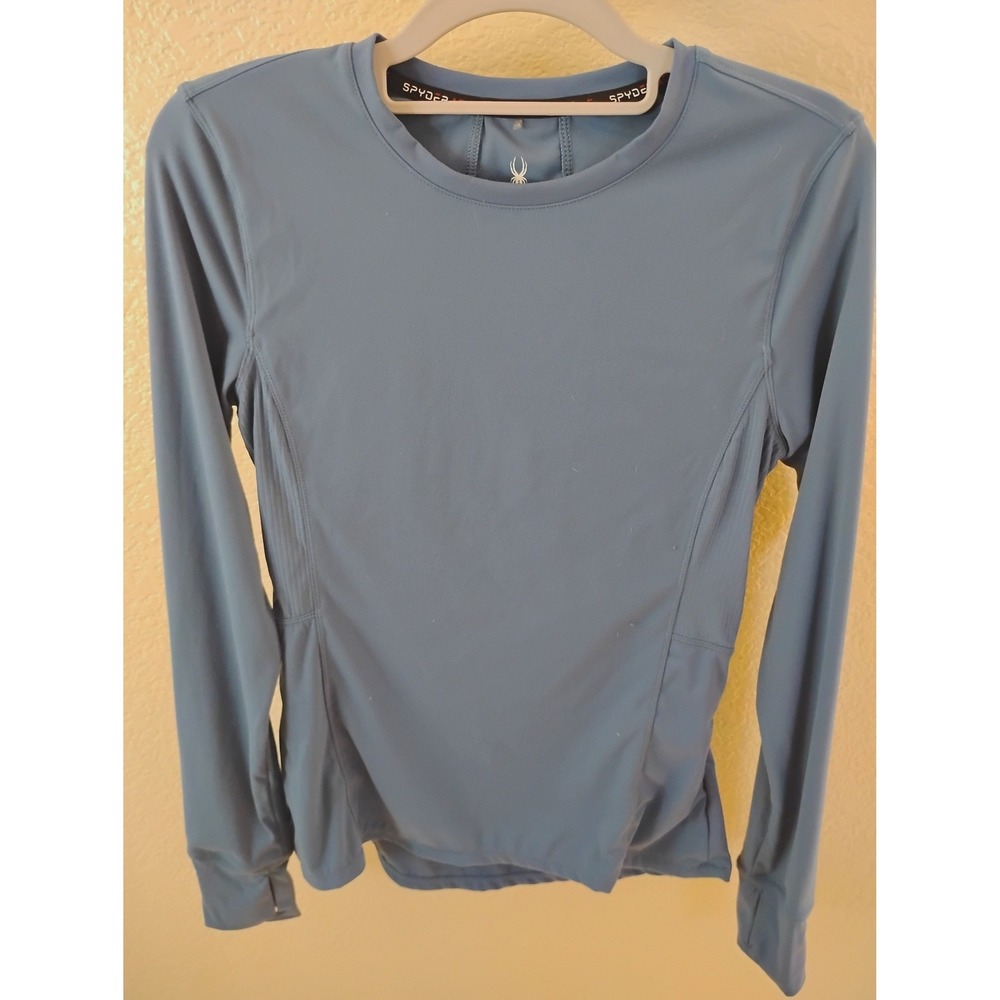 🩵Spyder Crewneck Long Sleeve Top Activewear Athleisure Sportswear Loungewear